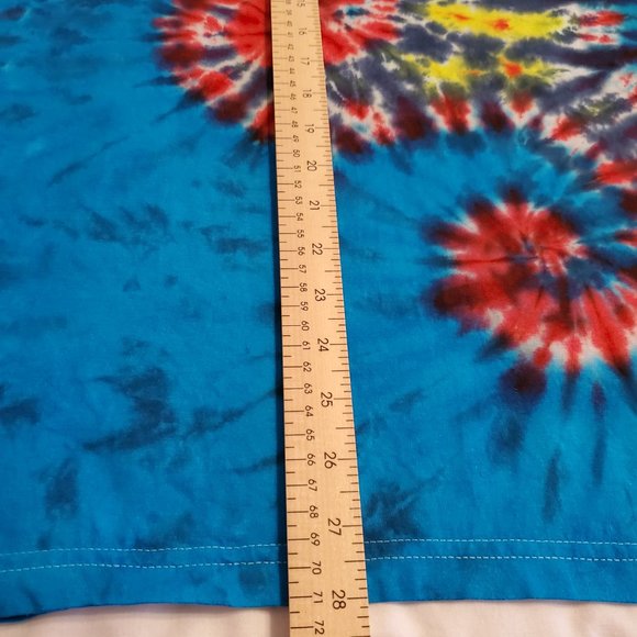 Tie Dye Boho Bohemia short sleeve T-shirt 100% cotton size L. - Picture 10 of 11